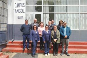 Los profesionales abordaron una capacitación con los alcances y lineamientos de la División de Educación Continua UFRO y cómo sigue tributando al trabajo que desarrolla el Campus Angol en el territorio.