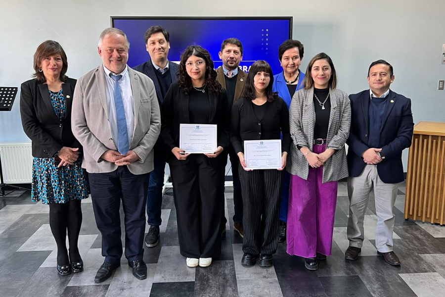 Estudiantes de Pedagogía en Castellano y Comunicación UFRO reciben Beca Ginebra 2024