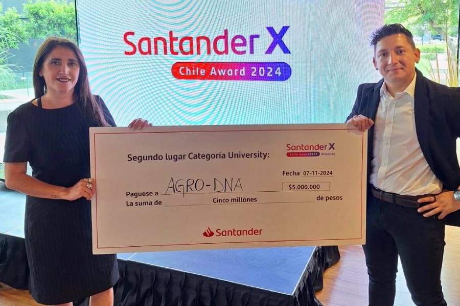 Investigadores UFRO obtienen segundo lugar en Santander X Award Chile 2024
