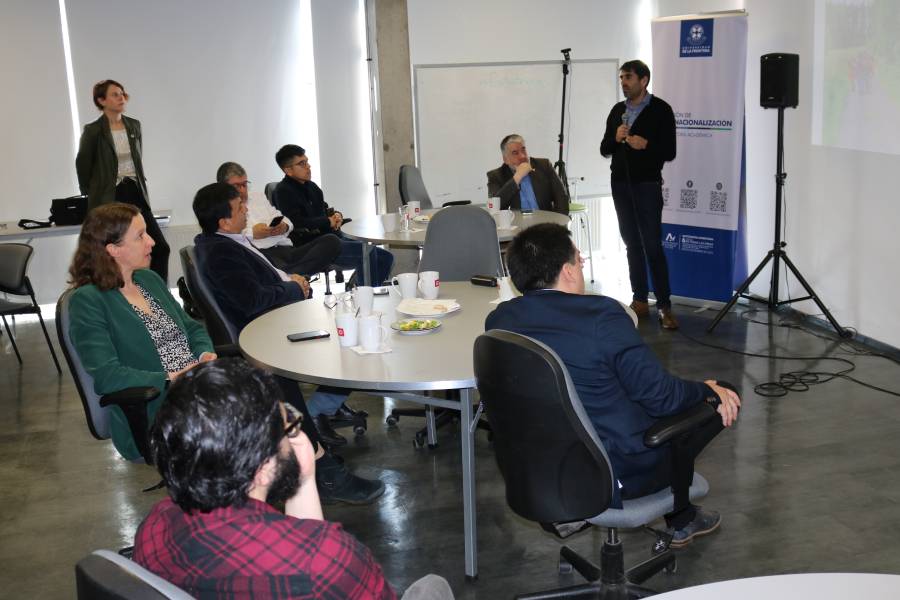 Comunidad académica UFRO participa en inducción que propicia colaboración científica sueco-chilena